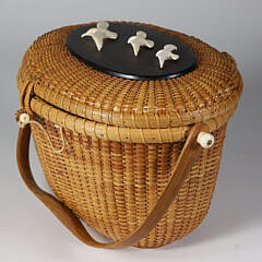 Jose Formoso Reyes Nantucket Friendship Basket, circa 1967
