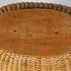 Jose Formoso Reyes Nantucket Friendship Basket, circa 1967