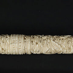 Group of Nine Antique Whalebone Sewing Implements, 19th Century