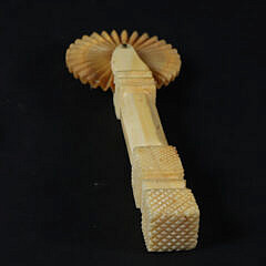 Diminutive Antique Whale Ivory Pie Crimper, 19th century