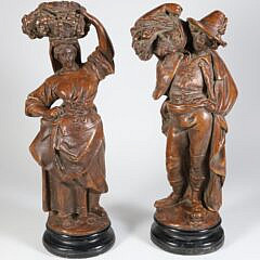 36495 Pair Of French Terracotta Figures A IMG_2139