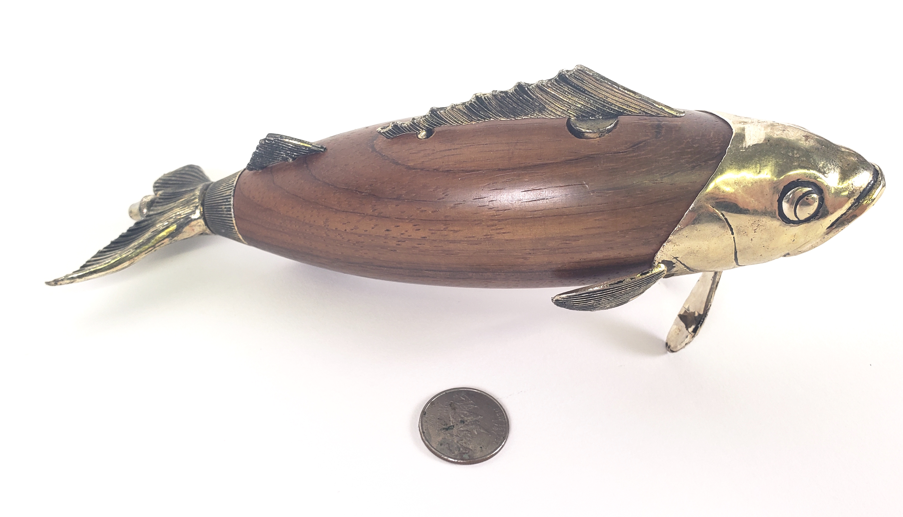 Mid Century Modern Fish Pepper Mill Vintage Mid Century Modern