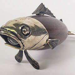 Vintage Mid Century Modern Figural Fish Pepper Mill