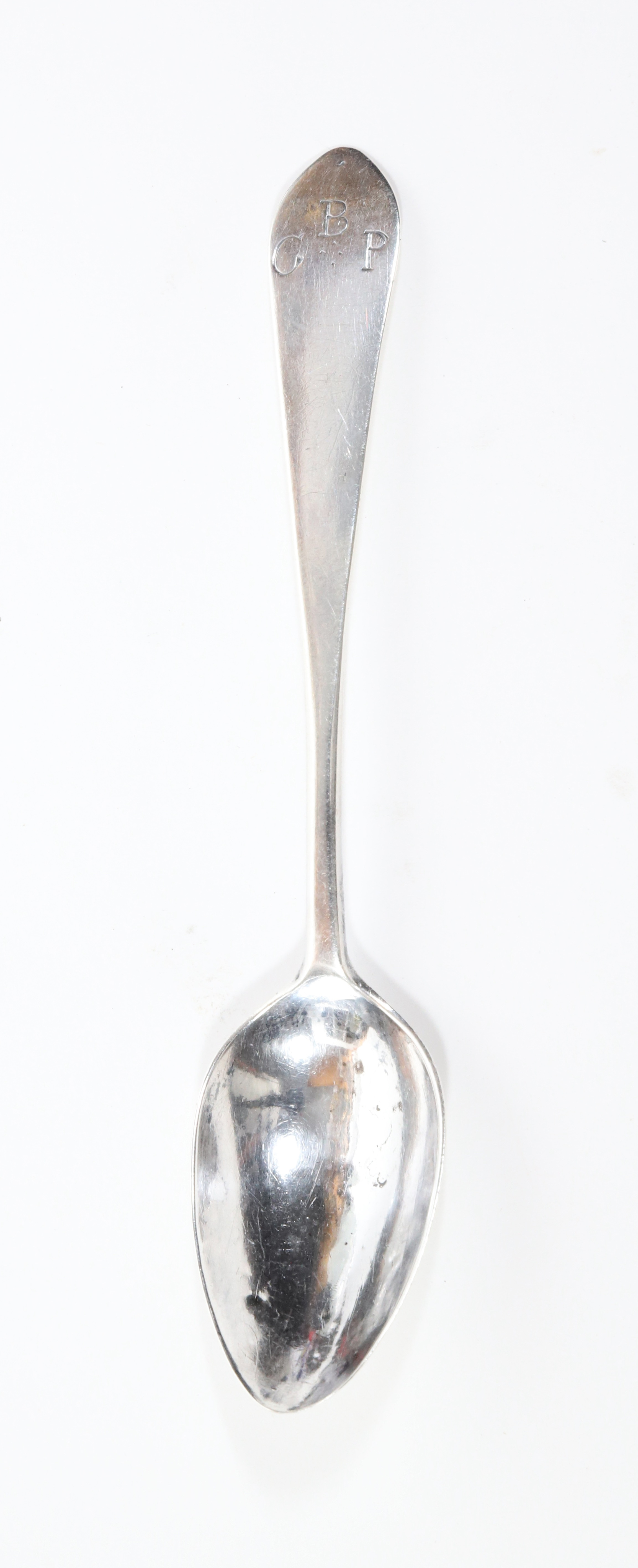 Benjamin Bunker Nantucket Coin Silver Teaspoon Rare Benjamin Bunker