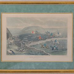 Pair of R. G. Reeve “Hare Hunting” Equestrian Lithographs