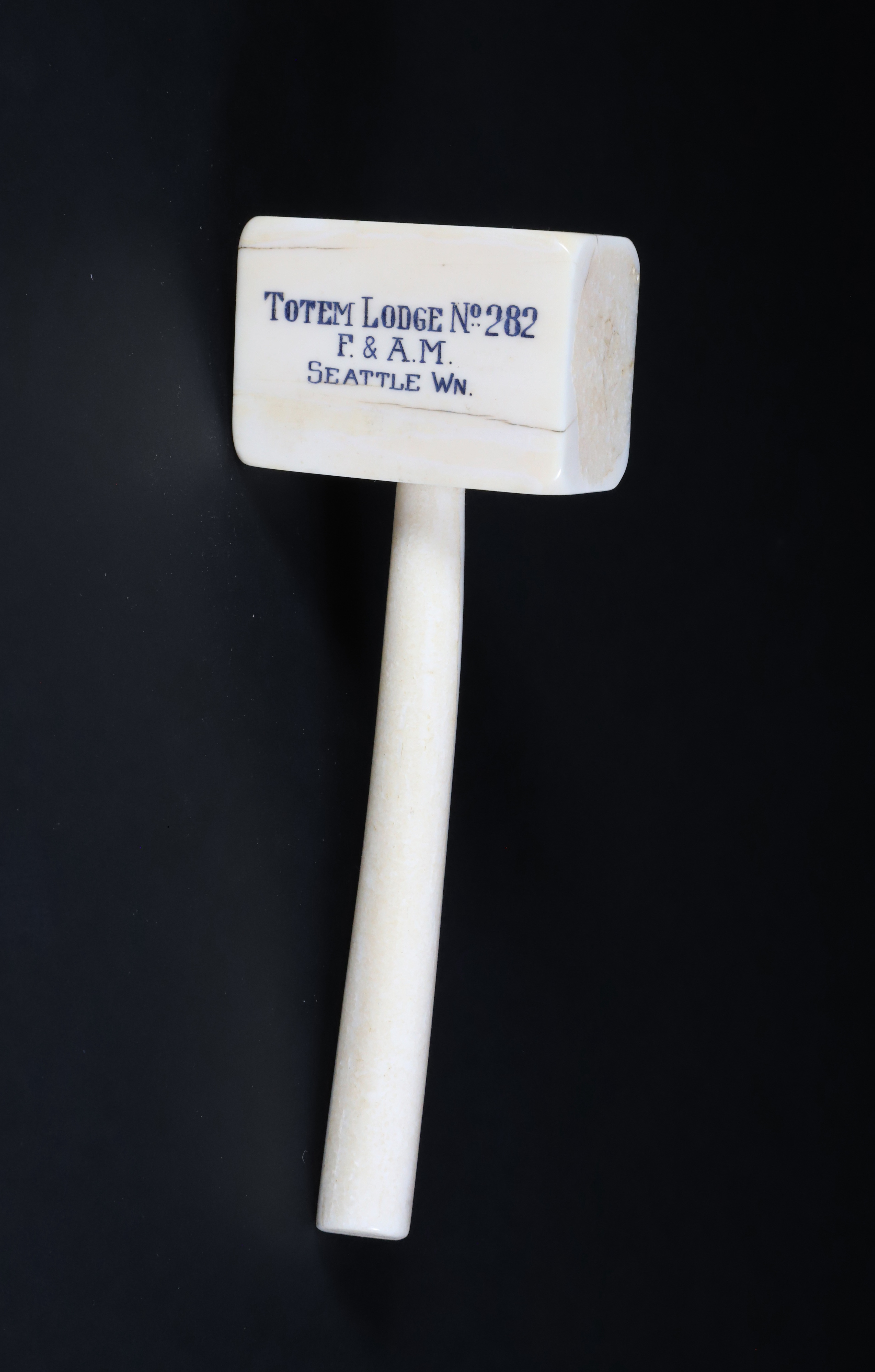 Totem Lodge Antique Walrus Ivory Gavel - Totem Lodge Antique Walrus