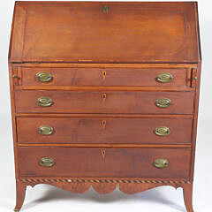 61-5430 Hepplewhite Cherry Slant Front Desk A_IMG_0870