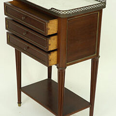 Louis VI Style Mahogany Petite Commode, 20th Century