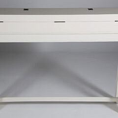 Contemporary Chart Box on Stand with Metal Hardware