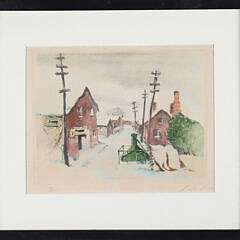 Leslie Lane Limite Edition Lithograph, Sconset Pump