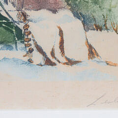 Leslie Lane Limited Edition Lithograph, “Sconset Pump”, Edition #99/100