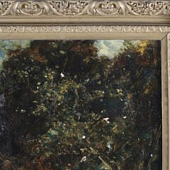 Joseph Vickers de Ville Oil on Canvas “The Angler”, 19th Century