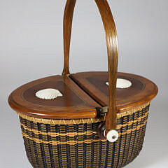 2-5449 Harry Hilbert Oval Nantucket Basket A IMG_9890 4