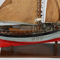 Detailed Model of a Sailing Ship