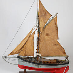 Detailed Model of a Sailing Ship