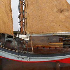 Detailed Model of a Sailing Ship