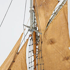 Detailed Model of a Sailing Ship