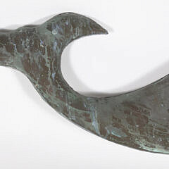 Vintage Copper Whale Weathervane