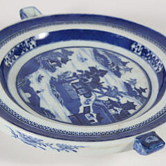 Canton Hot Water Dish, 19th Century