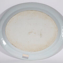 Chinese Blue and White Fitzhugh Porcelain Platter, circa 1790-1810