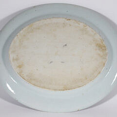 Chinese Blue and White Fitzhugh Porcelain Platter, circa 1790-1810