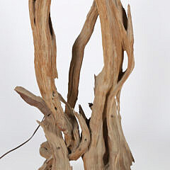 Mid-Century Driftwood Floor Lamp