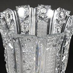 Brilliant Cut Crystal Vase
