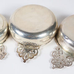 Three Sterling Silver Porringers