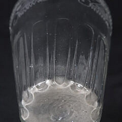 18th Century Etched Flip Glass Beaker