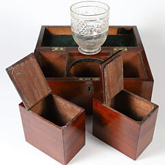 62-5450 English Mahogany Tea Box G_IMG_4952