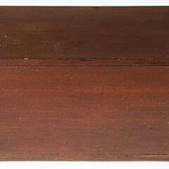 American Miniature Poplar Dovetailed Blanket Chest, 19th Century
