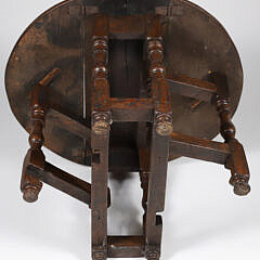 Diminutive Oak Drop Leaf Table, 19th Century