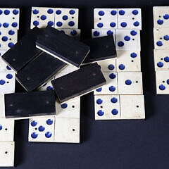 Boxed Set of Bone Dominoes