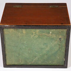 English Inlaid Mahogany Ditty Box, 19th century