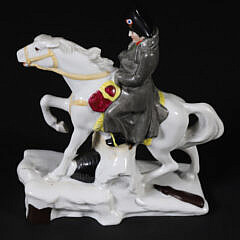 German Porcelain Equestrian Figure of Napoleon