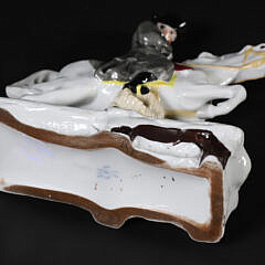 German Porcelain Equestrian Figure of Napoleon
