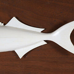 Aletha Macy Carved Bluefish Plaque, circa 1962