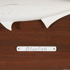 Aletha Macy Carved Bluefish Plaque, circa 1962