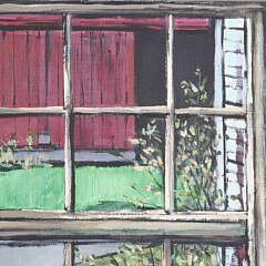 Roy Bailey Acrylic on Board “Potted Daisies by the Window”