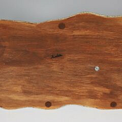 Carved and Painted Nesting Tern Signed Fisher