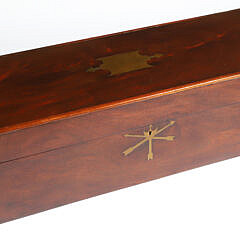 126-5450 Antique Mahogany Nautical Box A_IMG_0642