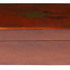 Antique Mahogany Nautical Storage Box