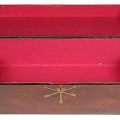 Antique Mahogany Nautical Storage Box
