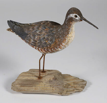 127-5450 L.C. Flammer Carved Shore Bird A_IMG_0694