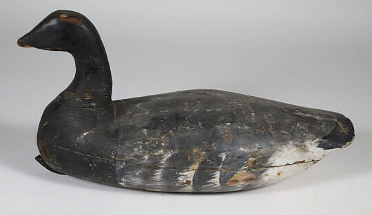 Antique Hollow Body Brant Decoy