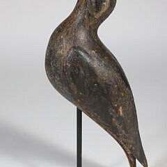Antique New England Hollow Body Shorebird with Carved Wings