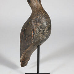 Antique New England Hollow Body Shorebird with Carved Wings