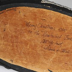 Christmas Canvasack Decoy, circa 2000