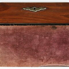 Mahogany Double Compartment Tea Caddy, early 19th Century