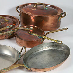 Collection of Kitchen Copperware